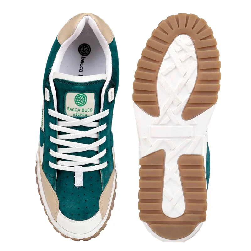 Bacca Bucci Metro Forest Green Urban style METRO Sneakers for Men | Best Price UAE